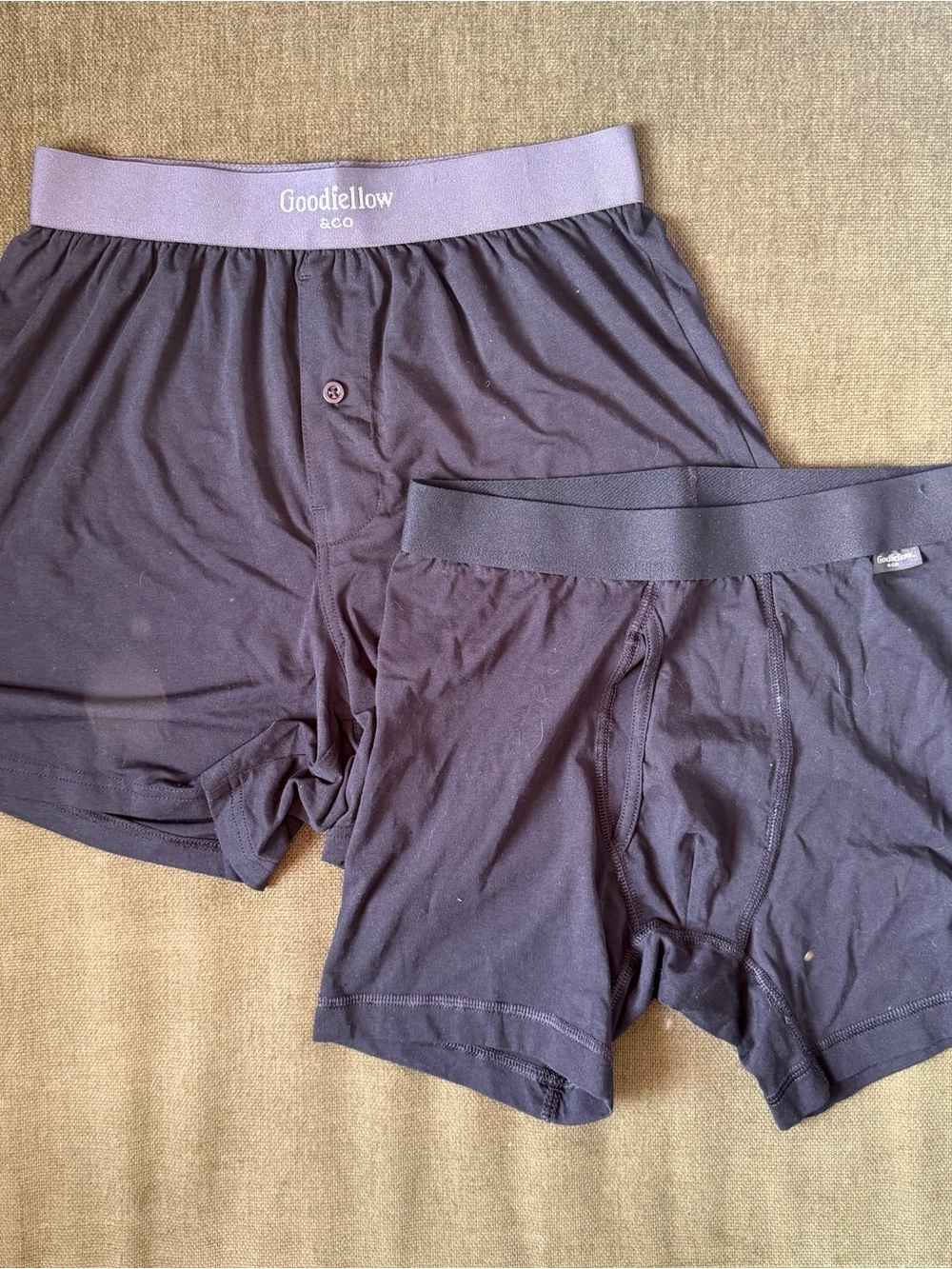 NWOT Goodfellow & Co Men's Boxer Briefs & Boxer in Black